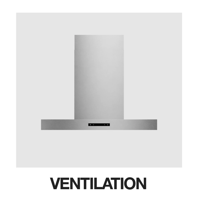 Modern kitchen ventilation hood design