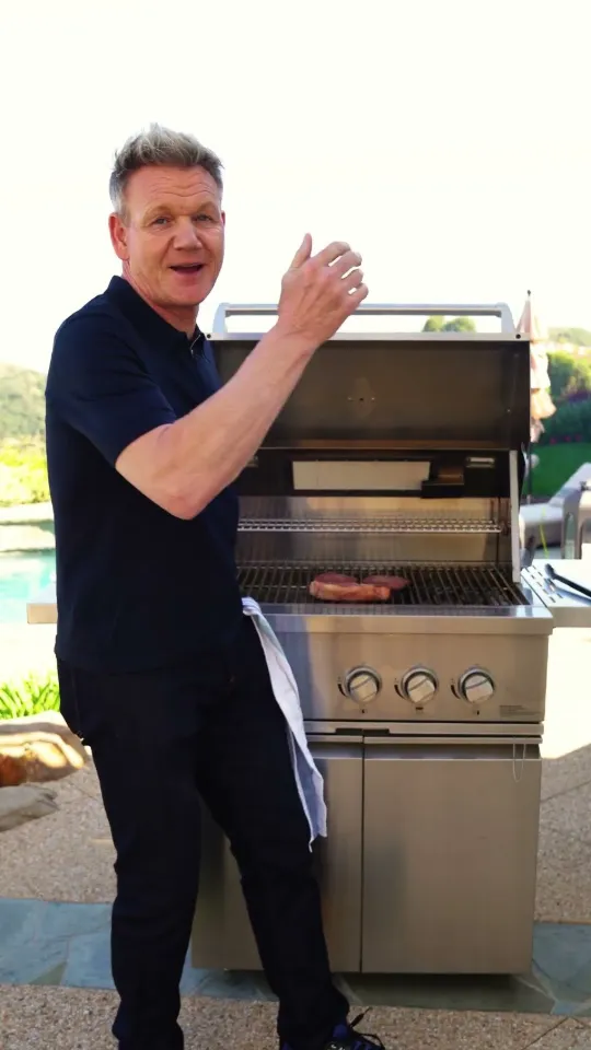Cooking outdoors on a THOR Kitchen grill